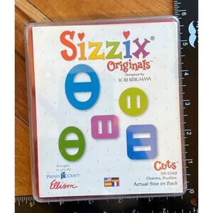 New Sizzix Charms Buckles Die Cut 38-1049 by Lori Bergmann